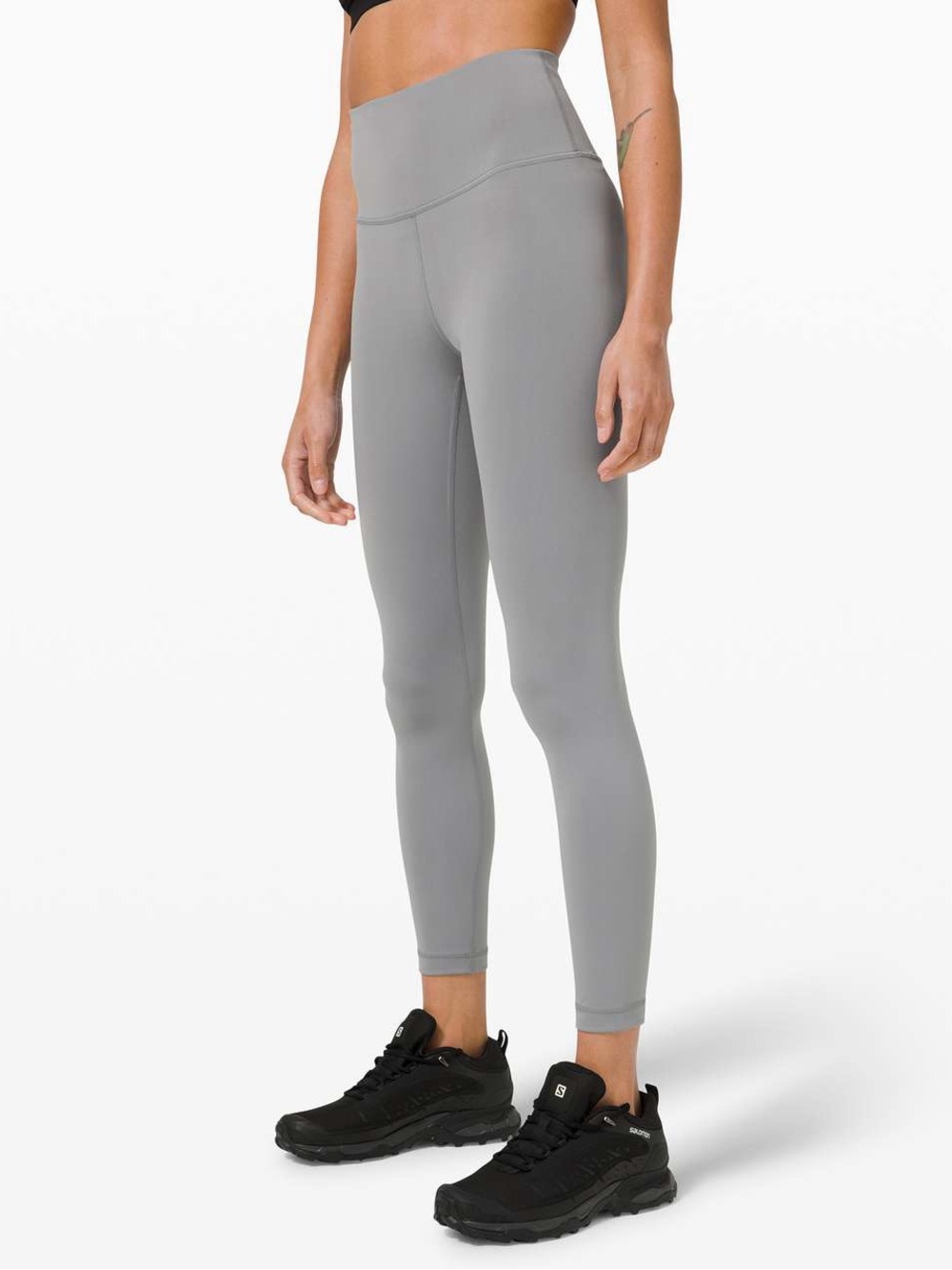 Lululemon Wunder Train High-Rise Tight 25" in Rhino Grey - Size 6